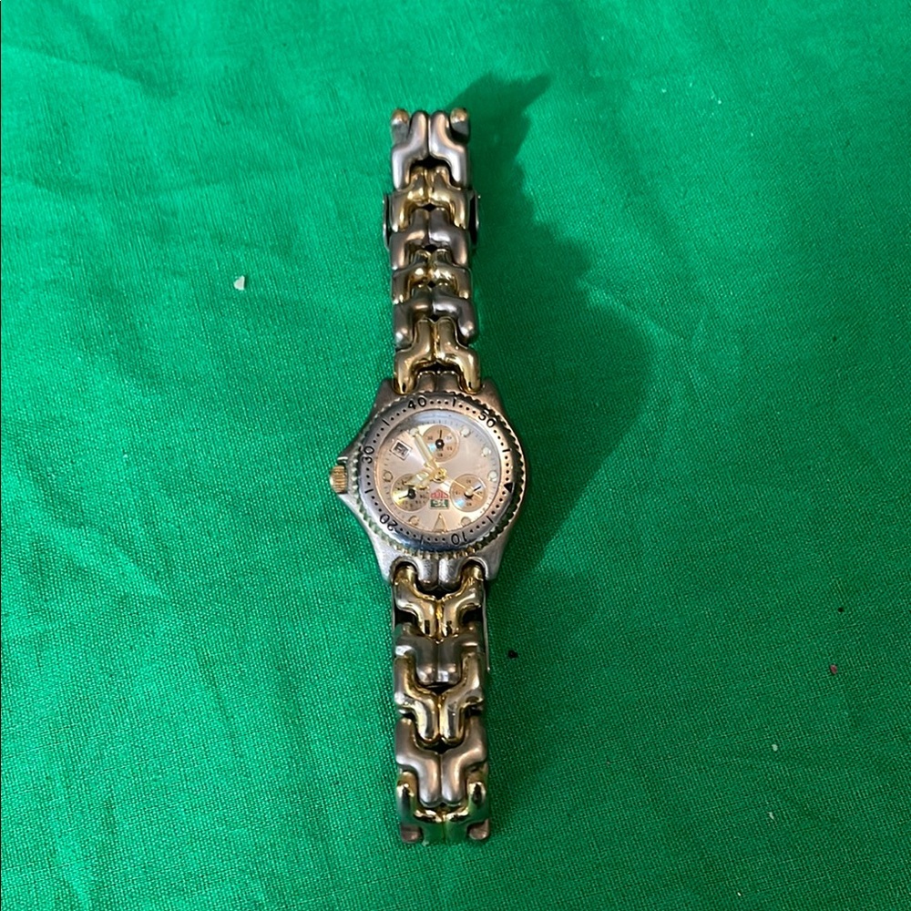 Two-Tone Metal Watch vintage